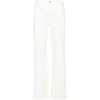 Totême Toteme Kick Flared-leg Denim Jeans In Neutral