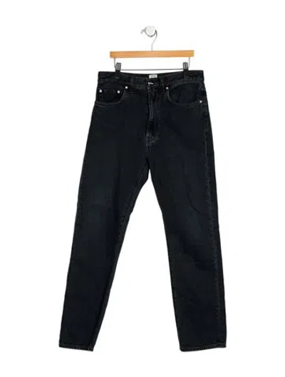 Pre-owned Totême Mid-rise Straight Leg Jeans In Blue