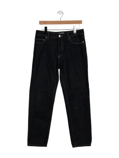Pre-owned Totême Mid-rise Straight Leg Jeans In Blue