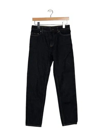 Pre-owned Totême Mid-rise Straight Leg Jeans In Blue