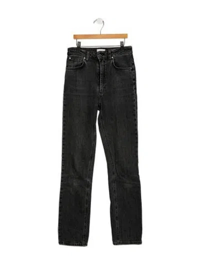 Pre-owned Totême Mid-rise Straight Leg Jeans In Multi