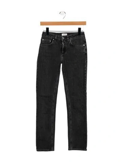 Pre-owned Totême Mid-rise Straight Leg Jeans In Multicolor