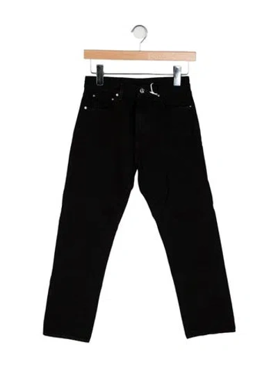 Pre-owned Totême Mid-rise Straight Leg Jeans W/ Tags In Black