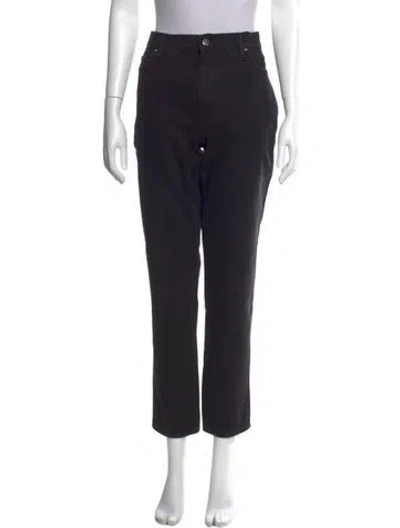 Pre-owned Totême Mid-rise Straight Leg Jeans W/ Tags In Black