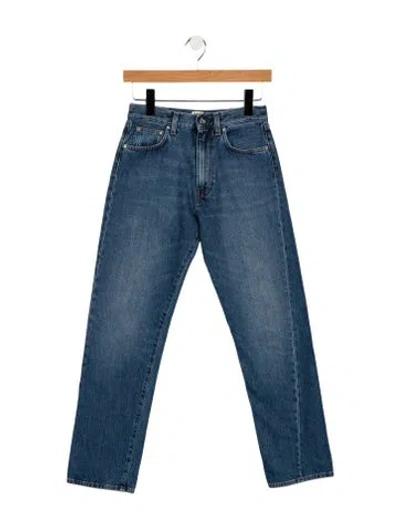 Pre-owned Totême Mid-rise Straight Leg Jeans W/ Tags In Blue