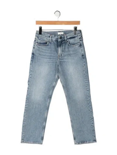 Pre-owned Totême Mid-rise Straight Leg Jeans W/ Tags In Blue