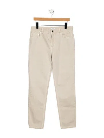 Pre-owned Totême Mid-rise Straight Leg Jeans W/ Tags In Gray