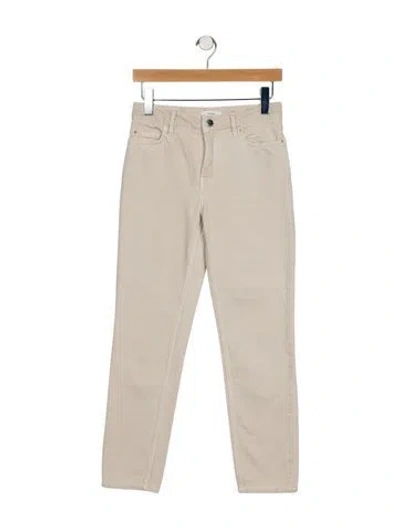 Pre-owned Totême Mid-rise Straight Leg Jeans W/ Tags In Neutrals