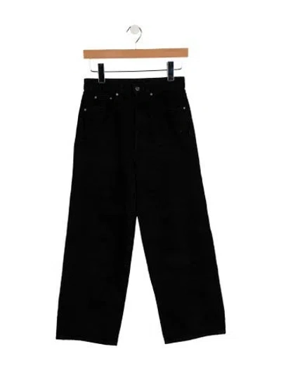 Pre-owned Totême Mid-rise Wide Leg Jeans In Black