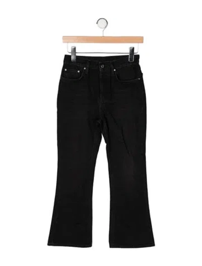 Pre-owned Totême Mid-rise Wide Leg Jeans In Black