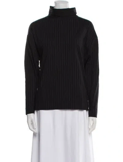 Pre-owned Totême Minerve Turtleneck Sweatshirt In Black