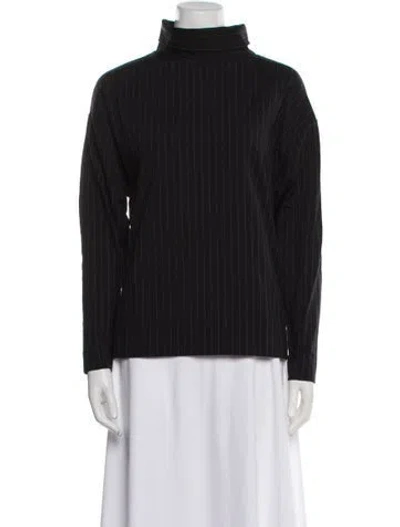 Pre-owned Totême Minerve Turtleneck Sweatshirt In Black