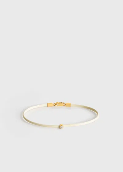 Totême Mini Diamond Bracelet White/gold
