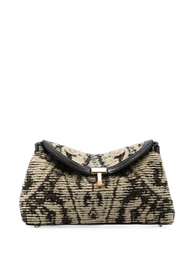 Totême Mini Paisley-pattern Clutch Bag In Animal Print