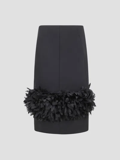 Totême Toteme Mini Pleated Skirt In Black