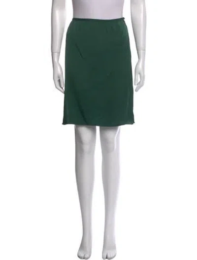 Pre-owned Totême Mini Skirt In Green