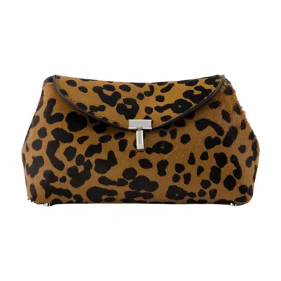 Totême Toteme Mini T-lock Naplack Pouch In Multi