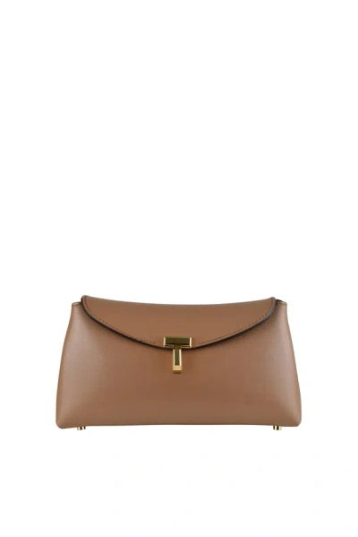 Totême Mini T-lock Clutch