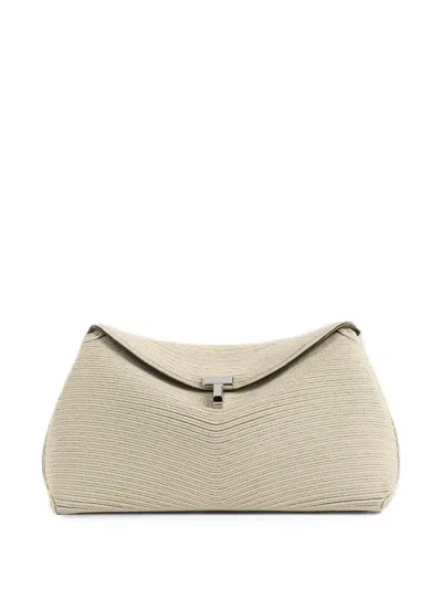 Totême Mini T-lock Rope Clutch Bag In Pattern