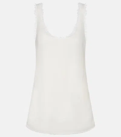 Totême Mohair-blend Top In White