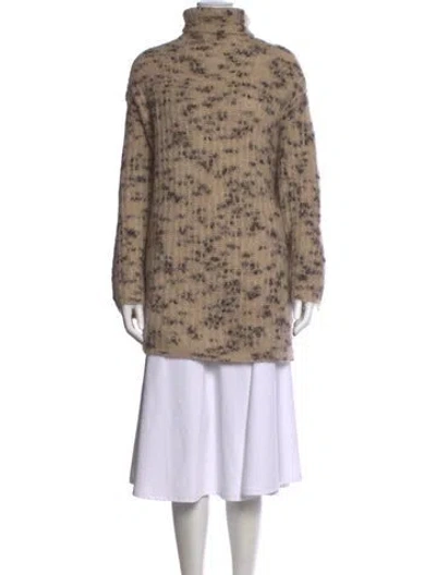 Pre-owned Totême Mohair Patterned Sweater In Neutrals