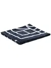 Totême Monogram Organic Cotton Beach Towel With Geometric Pattern