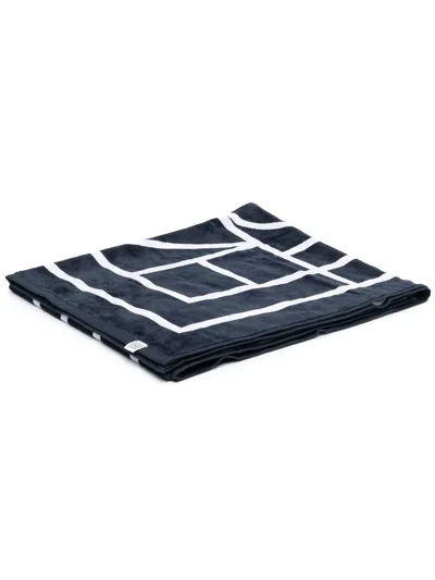 TOTÊME TOTEME MONOGRAM BEACH TOWEL