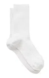 Totême Monogram Cotton-blend Socks In White
