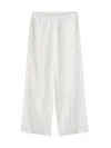 Totême Toteme Monogram Crochet Pants In White