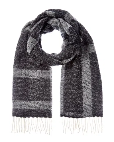 Totême Toteme Monogram Jacquard Alpaca Scarf In Green