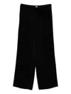 Totême Toteme Monogram Pajama Trousers In Black