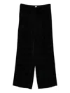 Totême Toteme Monogram Pajama Trousers In Black