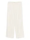 Totême Monogram-pattern Trousers In White