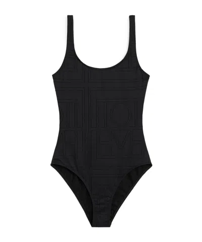 TOTÊME MONOGRAM POINTELLE SWIMSUIT