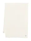 Totême Monogram-print Scarf In White