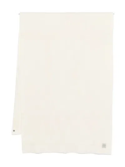 Totême Monogram-print Scarf In White