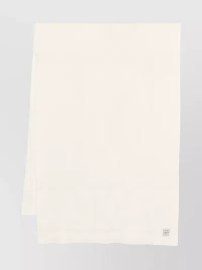 Totême Monogram Print Wool Scarf
