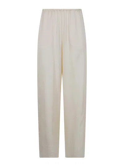 Totême Monogram Silk Pijama Bottoms Trousers In Multi