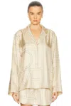 Totême Toteme Women Monogram Pyjama Shirt