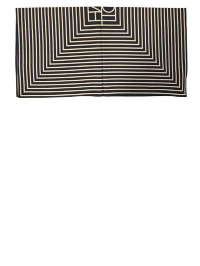 Totême Monogram Silk Scarf