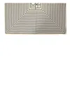 Totême Geometric Monogram Print Silk Scarf