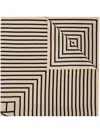 Totême Toteme Signature Monogram Silk Scarf Scarf