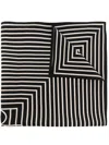 Totême Toteme Monogram Silk Scarf