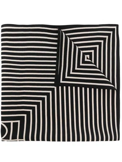 Totême Toteme Monogram Silk Scarf