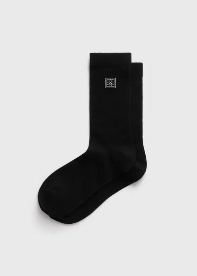 Totême Monogram Socks Black