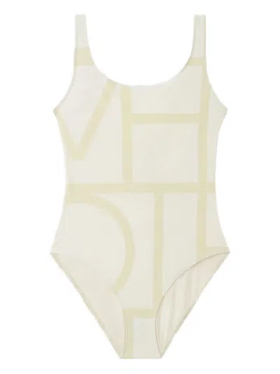 TOTÊME TOTEME MONOGRAM SWIMSUIT