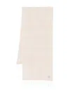 Totême Monogram Jacquard Scarf In Neutral
