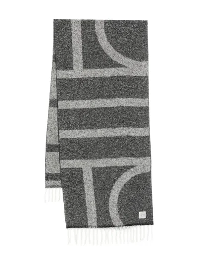 TOTÊME MONOGRAM WOOL SCARF