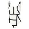 Totême One-piece Swimsuit With Monogram Print In White
