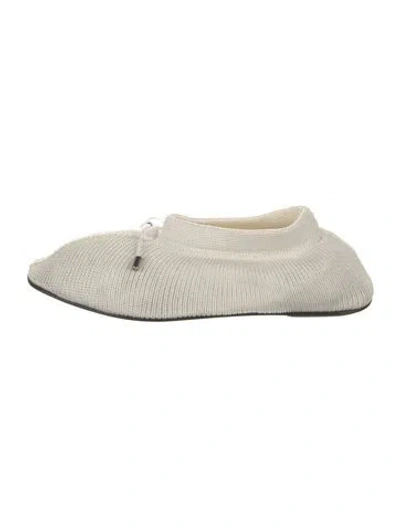 Pre-owned Totême Mules In White